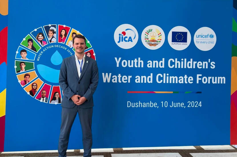 Thomas Westhoff at the Youth and Children’s Water and Climate Forum